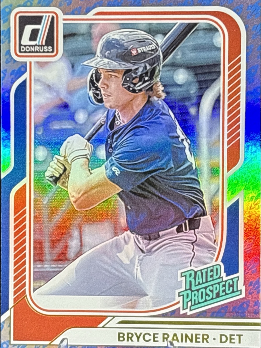 Panini Donruss Bryce Rainer Rated Prospect - Rainbow Holo Prizm